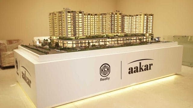 Aakar kgk — low rise residential architectural scale model by RD Models