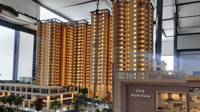 Ambience Park View Model-1, Hyderbad — residential township architectural scale model by RD Models