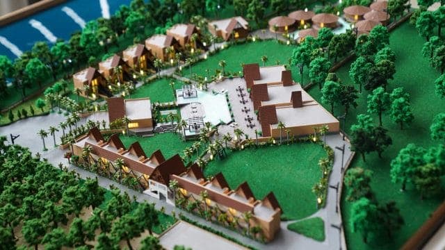 Ananta Gir — landscape + resort architectural scale model by RD Models