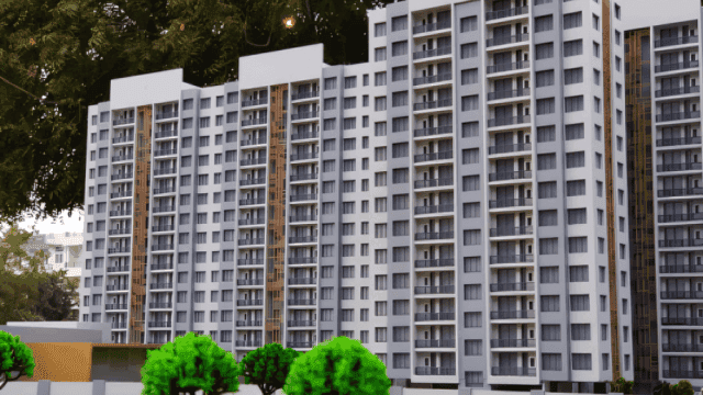 Bhushan Trith, Ahemdabad — low rise residential architectural scale model by RD Models