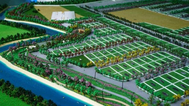 Brookside by Lok8 infra, Nagpur — residential township architectural scale model by RD Models