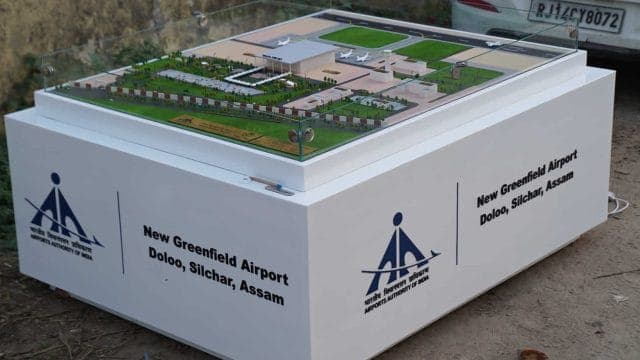 Dolo Airport, Silchar — airport model architectural scale model by RD Models