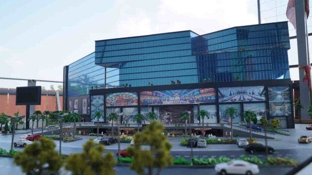 GT South City for Exhibition — commercial models architectural scale model by RD Models