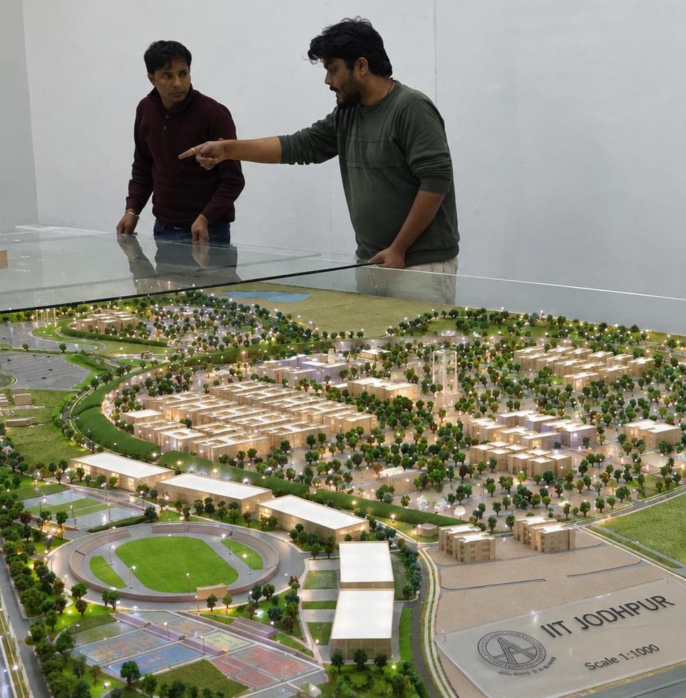 IIT Jodhpur — institutional architectural scale model by RD Models