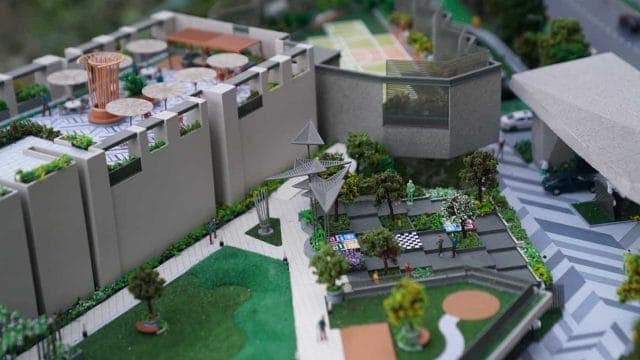 J Park By Aashish Group — low rise residential architectural scale model by RD Models