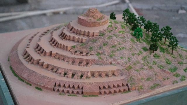 Kesariya Stupa for Patna Museum — monuments architectural scale model by RD Models