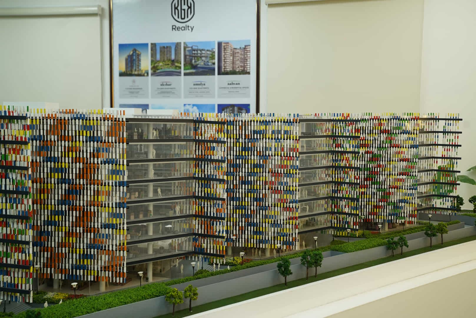 Lehariya — low rise residential architectural scale model by RD Models