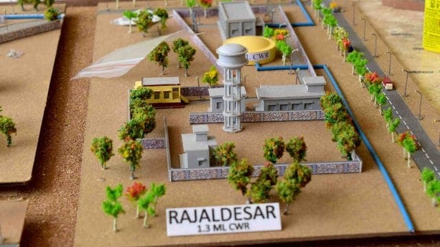 NCC Ratangarh — industrial township architectural scale model by RD Models