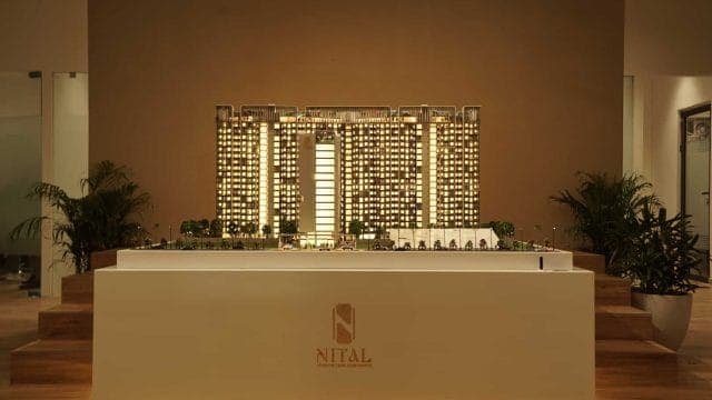 Nital, Ajmer road — low rise residential architectural scale model by RD Models
