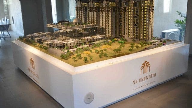NK Anantya — high rise residential architectural scale model by RD Models