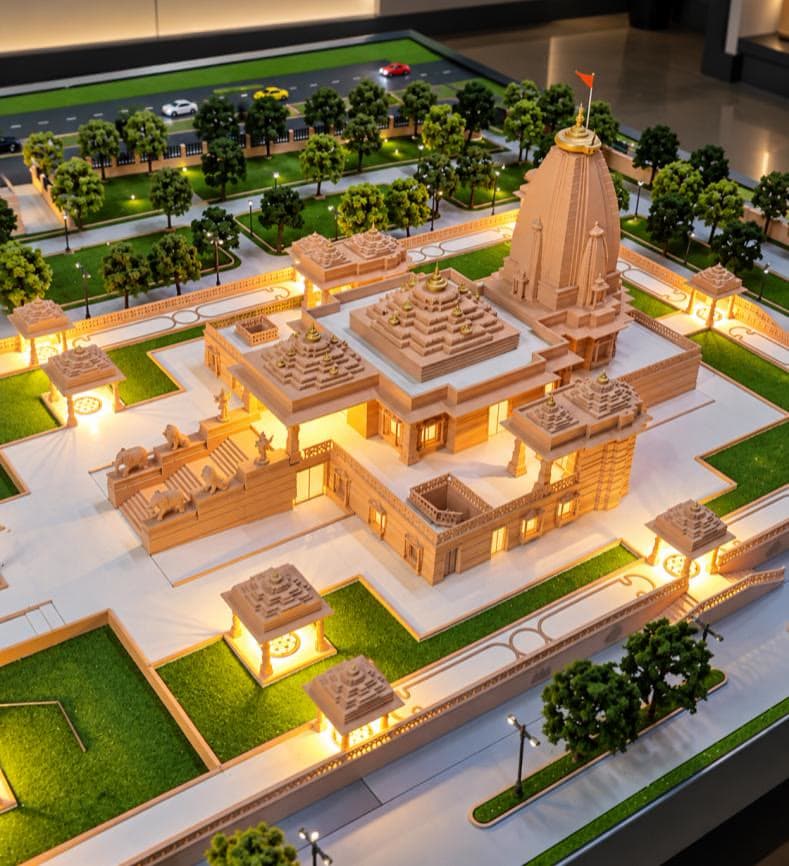 Ram Mandir — iconic architectural & cultural scale model by RD Models