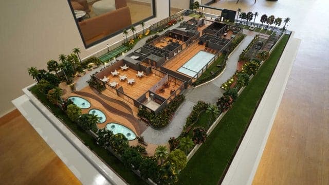 Royal Eternia by Ganga Kotecha — high rise residential architectural scale model by RD Models