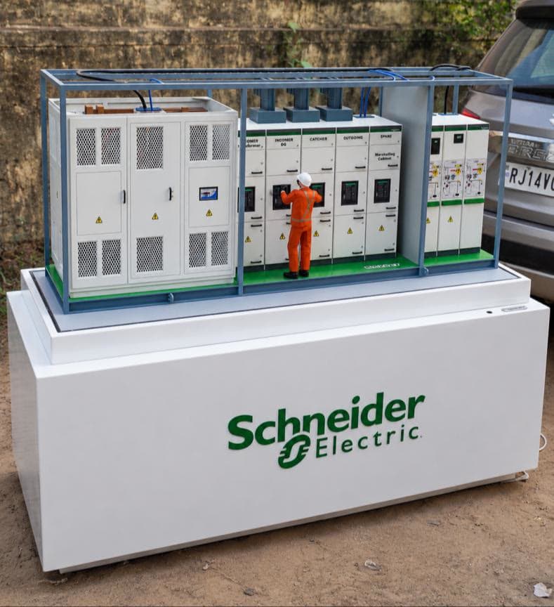 Schneider Electric — precision model of electrical distribution & control equipment by RD Models