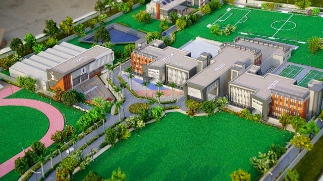 Shalom International School — institutional models architectural scale model by RD Models