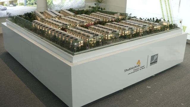 Shubhashish Forest — low rise residential architectural scale model by RD Models