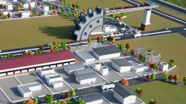 Solitaire Park by Kgk Realty — high rise residential architectural scale model by RD Models