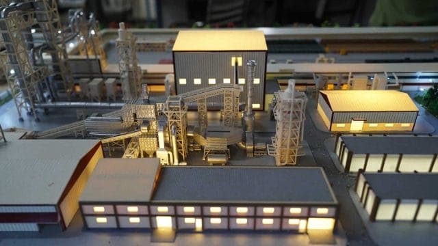 Sudama Plywood, Gurugram — industrial / factory models architectural scale model by RD Models