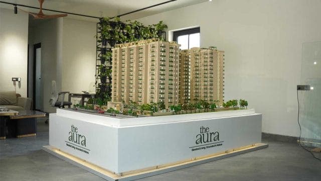The Aura By Vanshdeep — high rise residential architectural scale model by RD Models