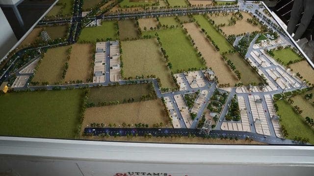 Uttam Shyamashish Park — low rise residential architectural scale model by RD Models