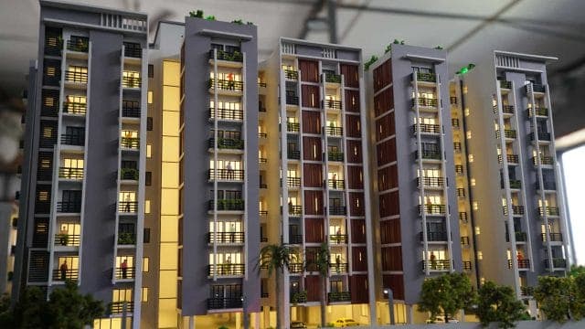 Uttaryan Harmony , Guwahati — low rise residential architectural scale model by RD Models