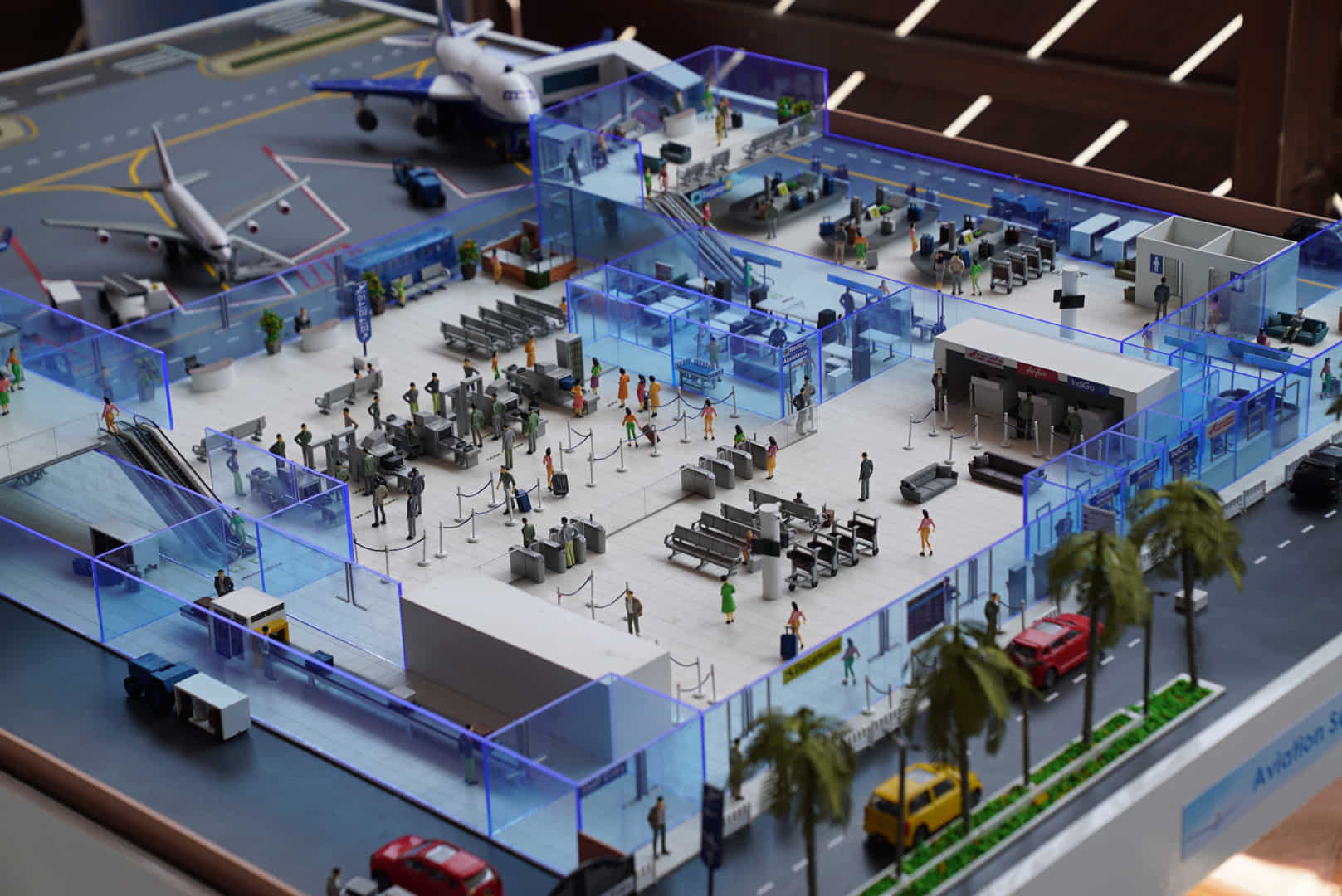 Airport Aviation Security Training Institute — airport model architectural scale model by RD Models