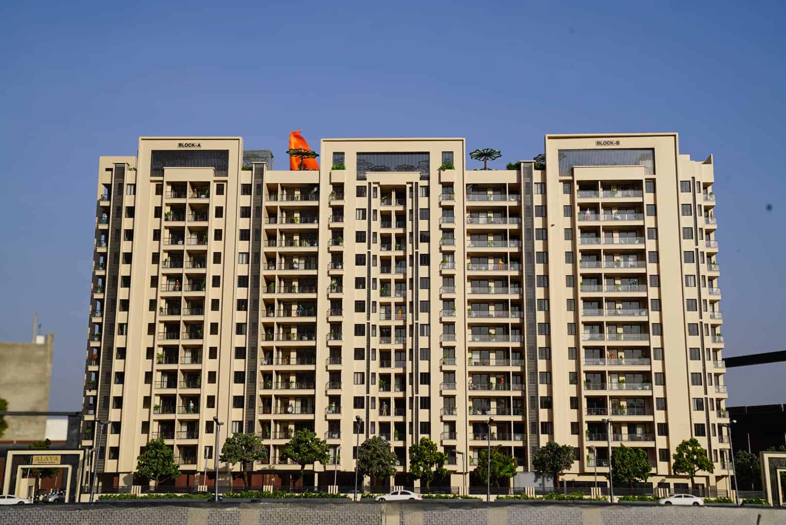 Alaya by GBD Group — high rise residential architectural scale model by RD Models