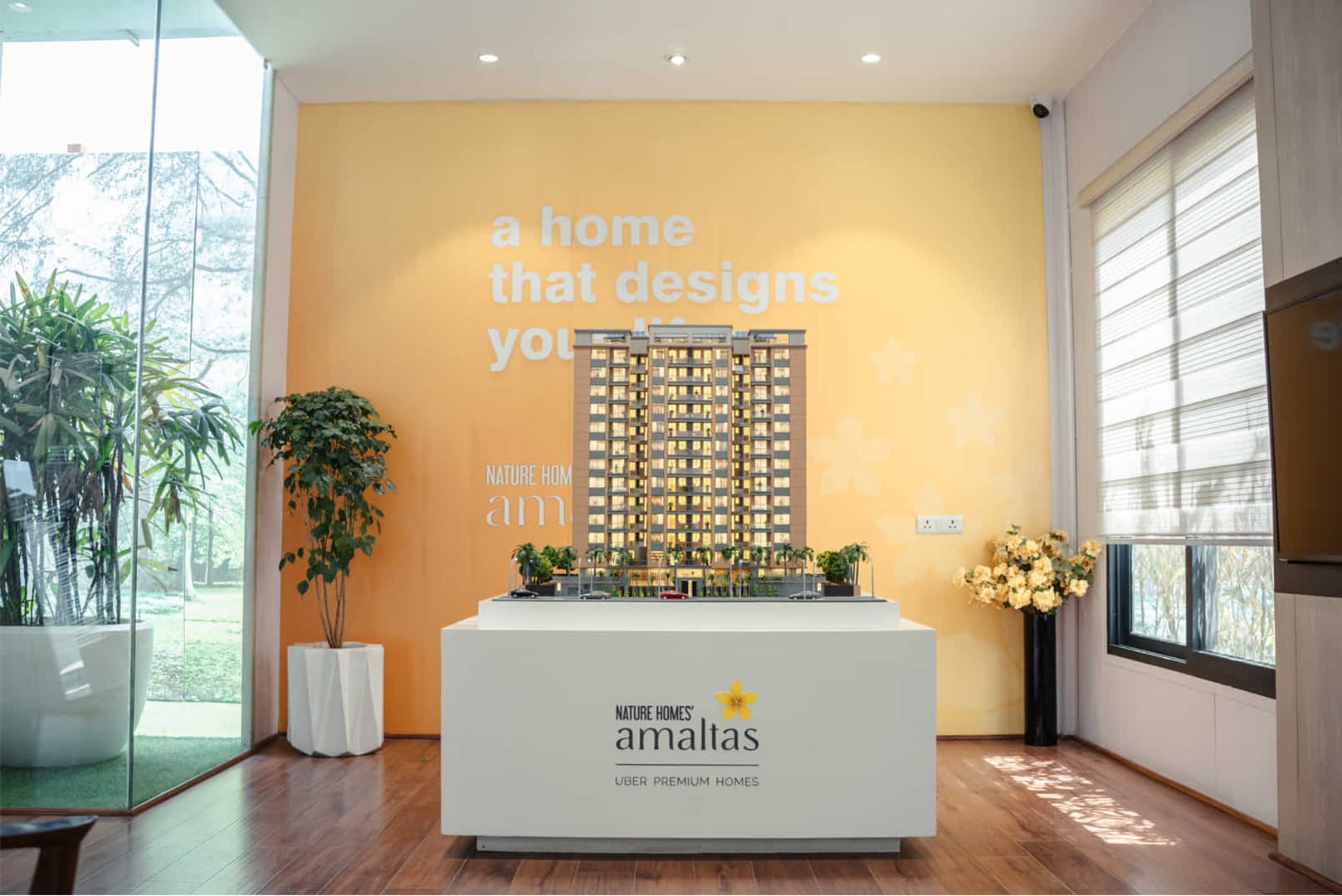 Amaltas by Nature Homes — high rise residential architectural scale model by RD Models