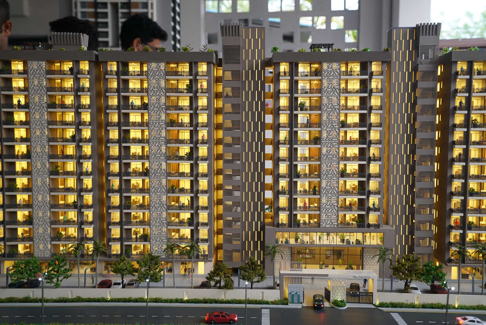 Amelias — high rise residential architectural scale model by RD Models