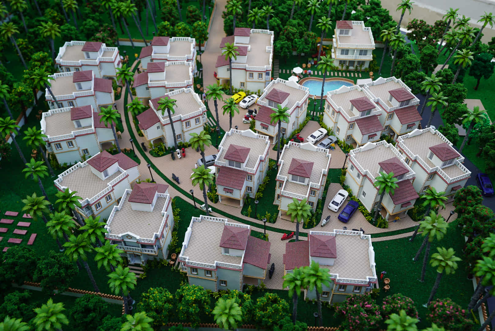 Ananta Goa — landscape + resort architectural scale model for Goa by RD Models
