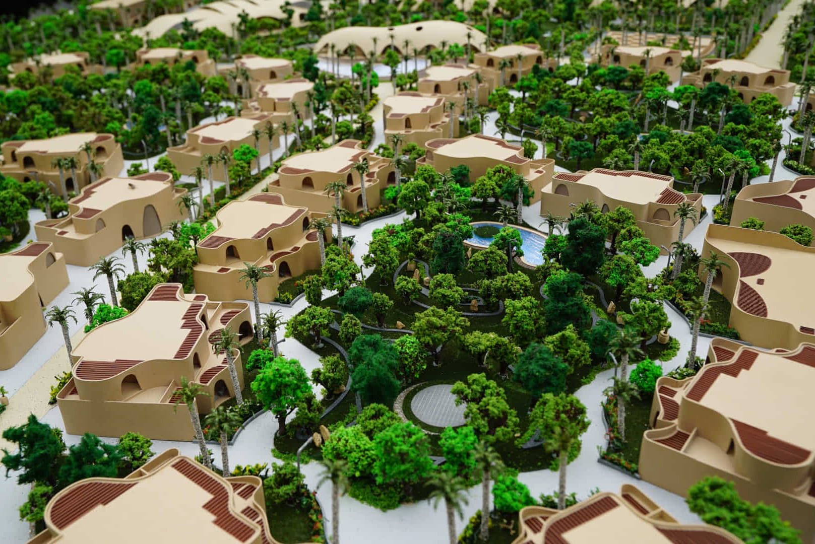 Ananta Jaisalmer by Sanjay Puri — high rise residential architectural scale model for Jaisalmer by RD Models