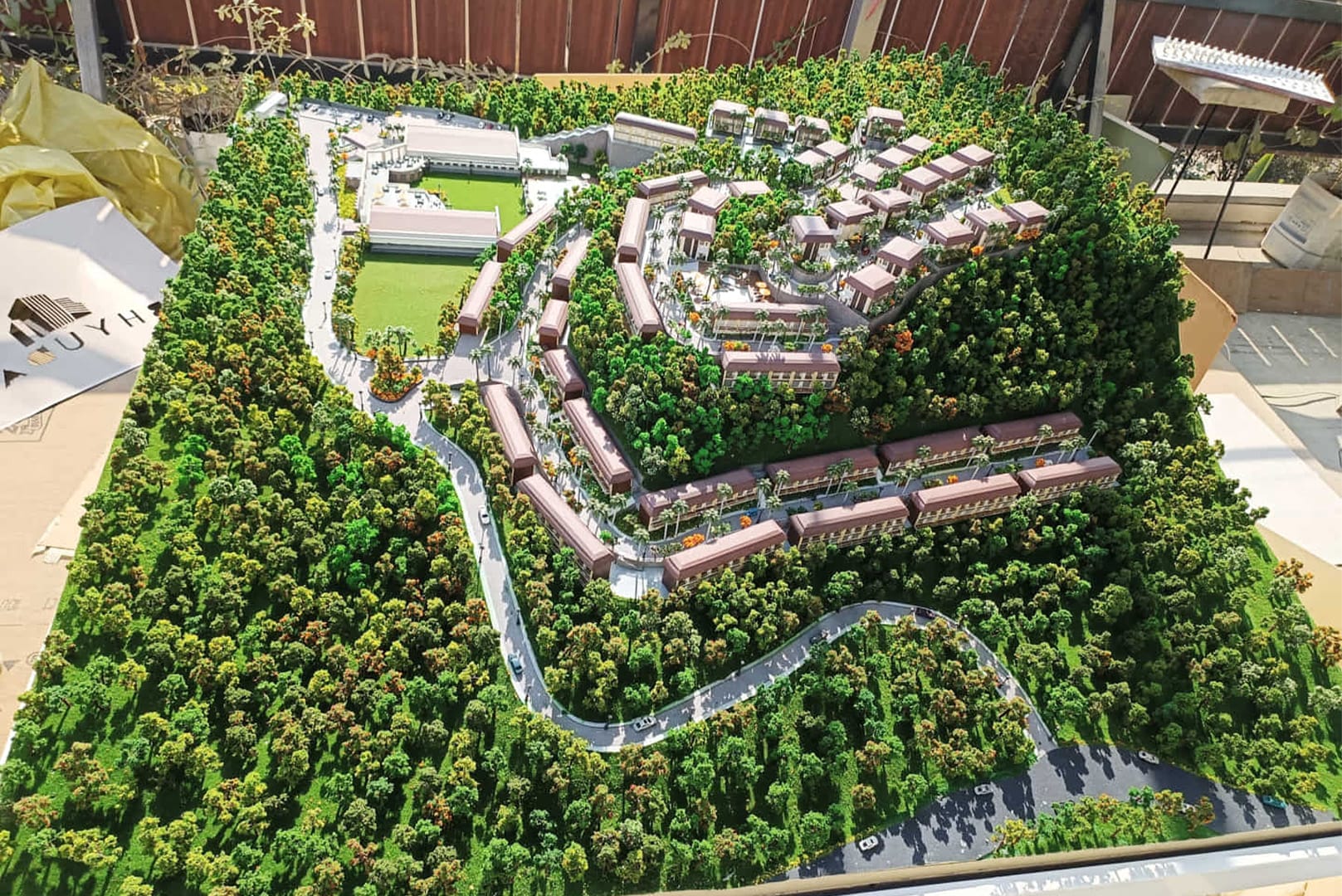 Ananta Karjat — low rise residential architectural scale model by RD Models