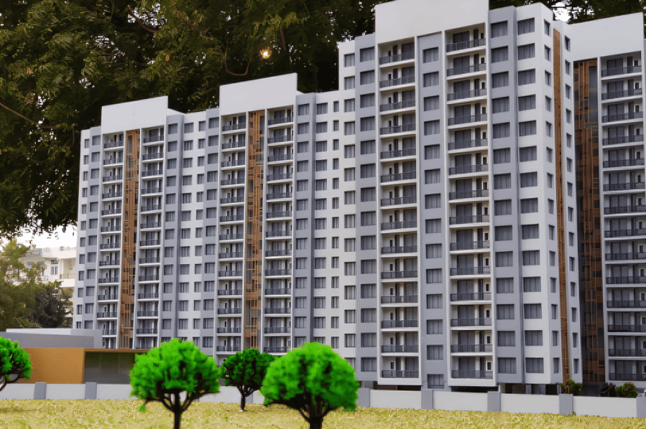 Bhushan Trith, Ahemdabad — low rise residential architectural scale model for Ahmedabad by RD Models