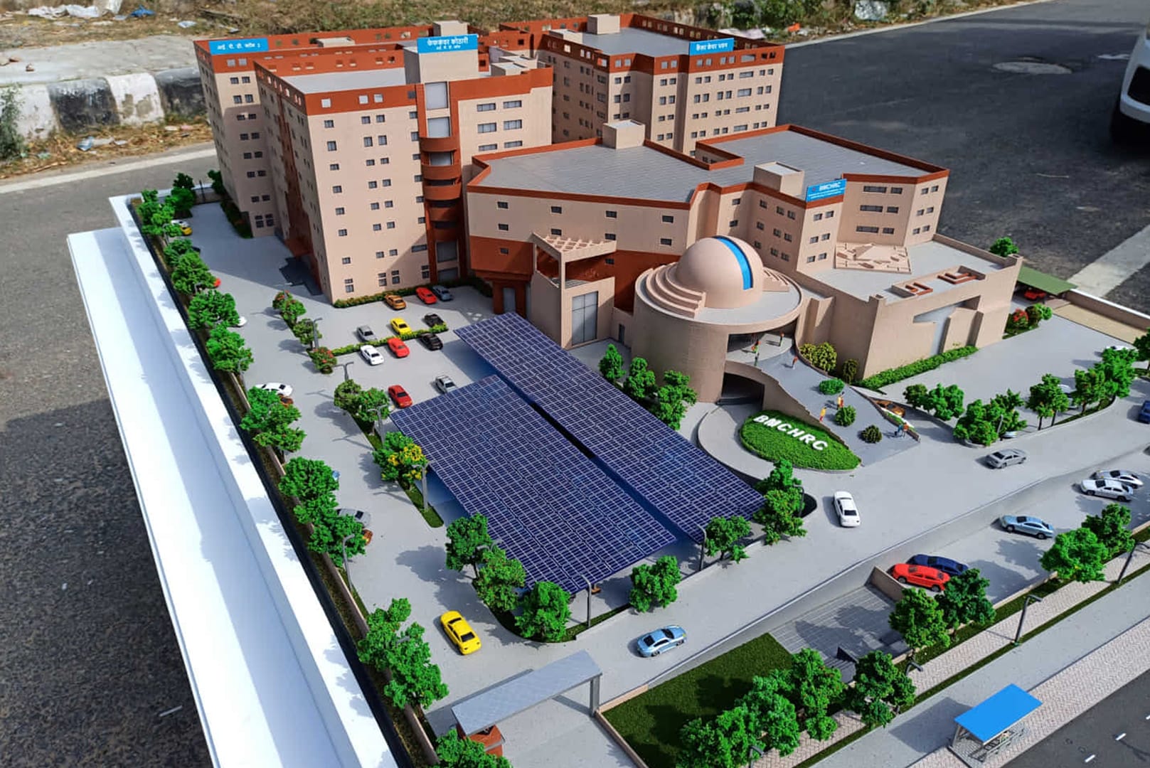 BMCHRC by Kgk Realty — healthcare hospital models architectural scale model by RD Models