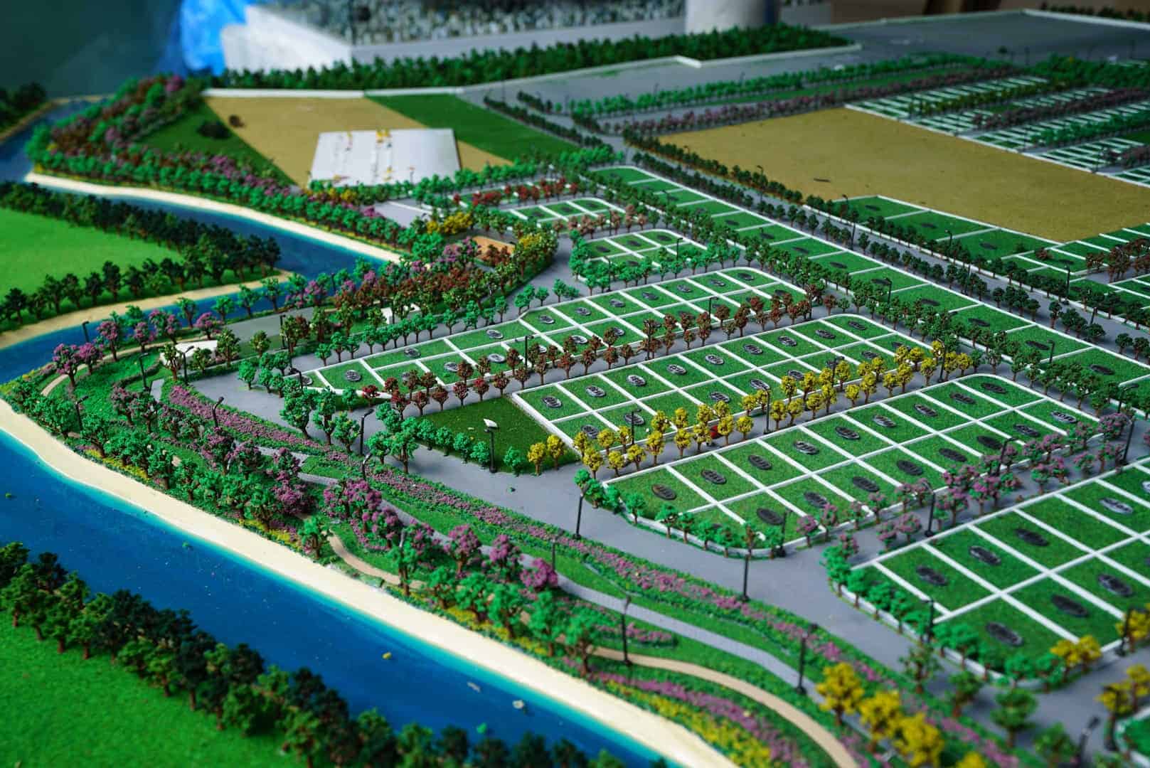 Brookside by Lok8 infra, Nagpur — residential township architectural scale model for Nagpur by RD Models