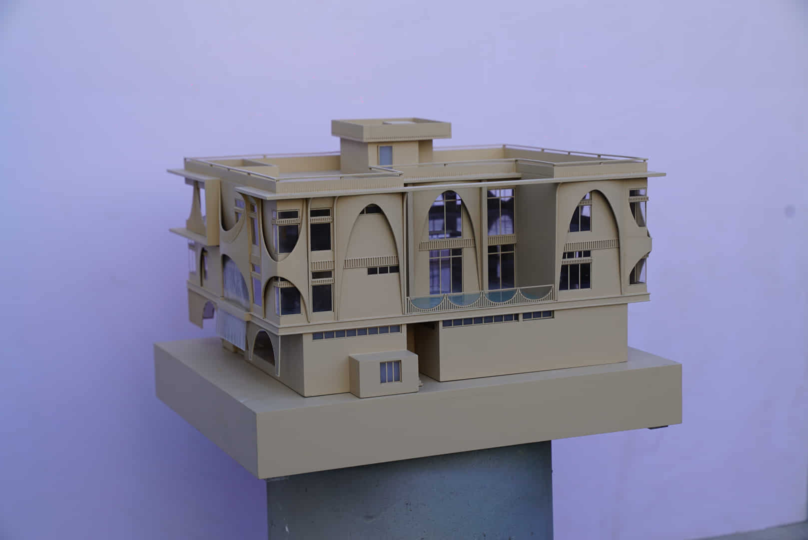 Courtyard House by Ar. Mohit Chordia — house models architectural scale model by RD Models
