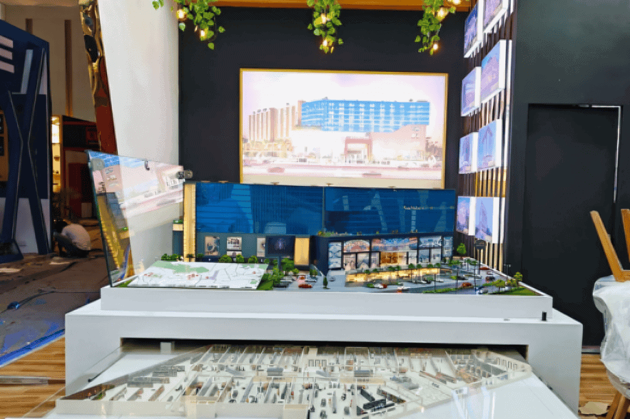 GT South City, Jaipur — low rise residential architectural scale model for Jaipur by RD Models