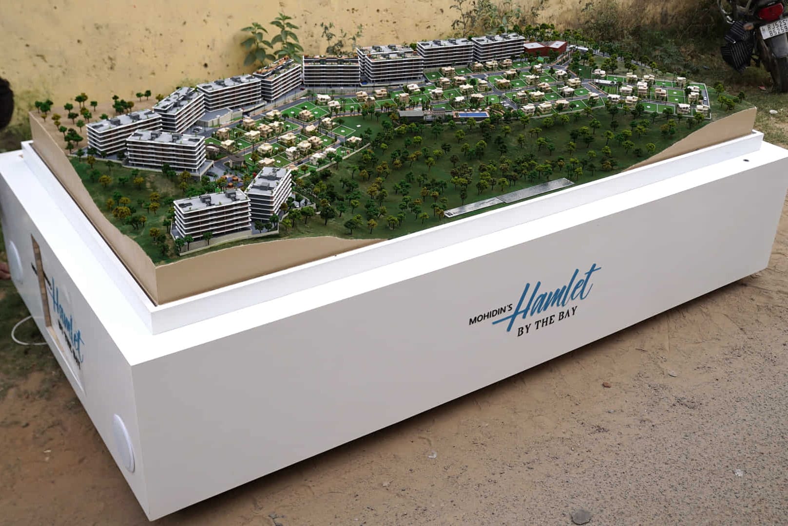 Hamlet by the Bay,Goa — landscape + resort architectural scale model for Goa by RD Models