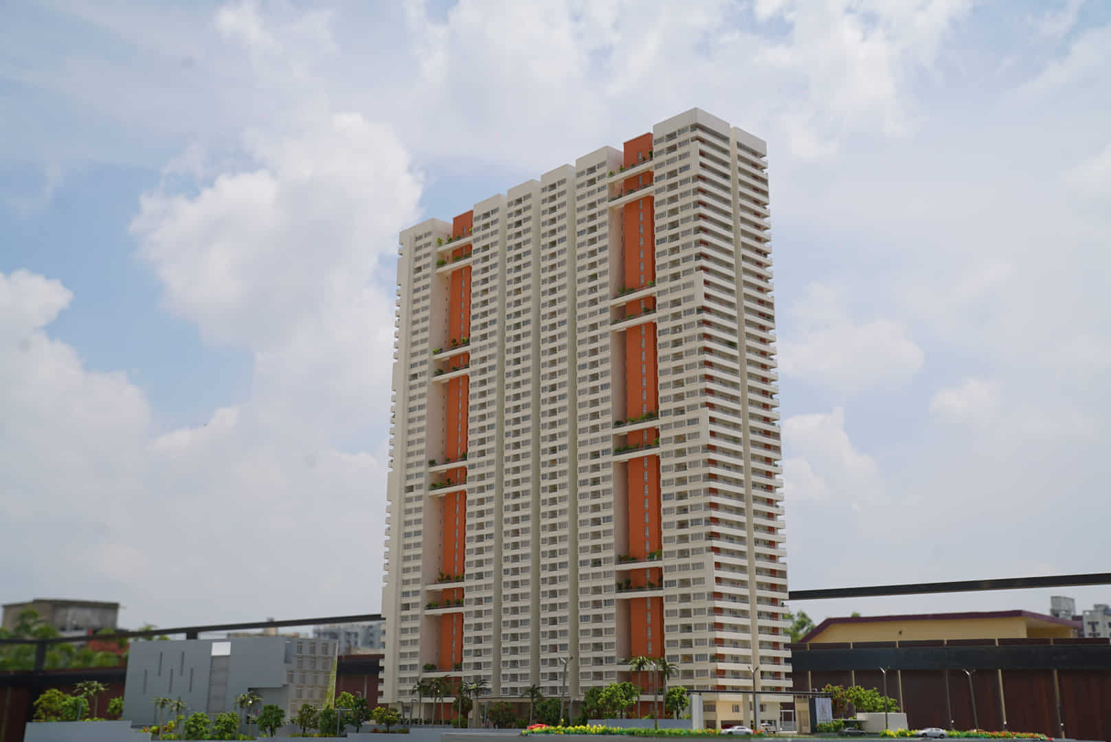 Hyderbad, Fwd — low rise residential architectural scale model by RD Models