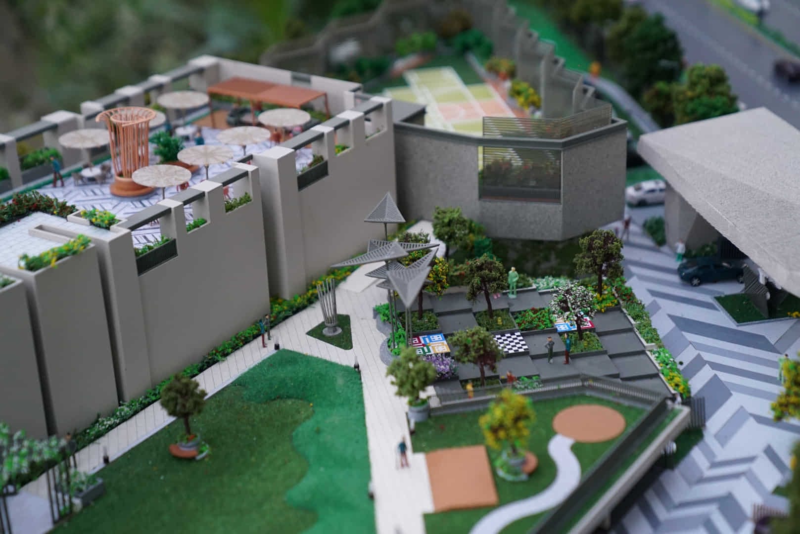 J Park By Aashish Group — low rise residential architectural scale model by RD Models