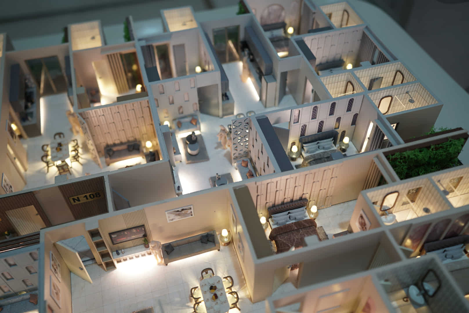 KDMS Skywalk — commercial models architectural scale model by RD Models