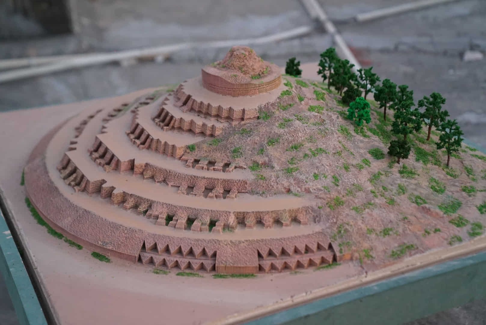 Kesariya Stupa for Patna Museum — monuments architectural scale model for Patna by RD Models
