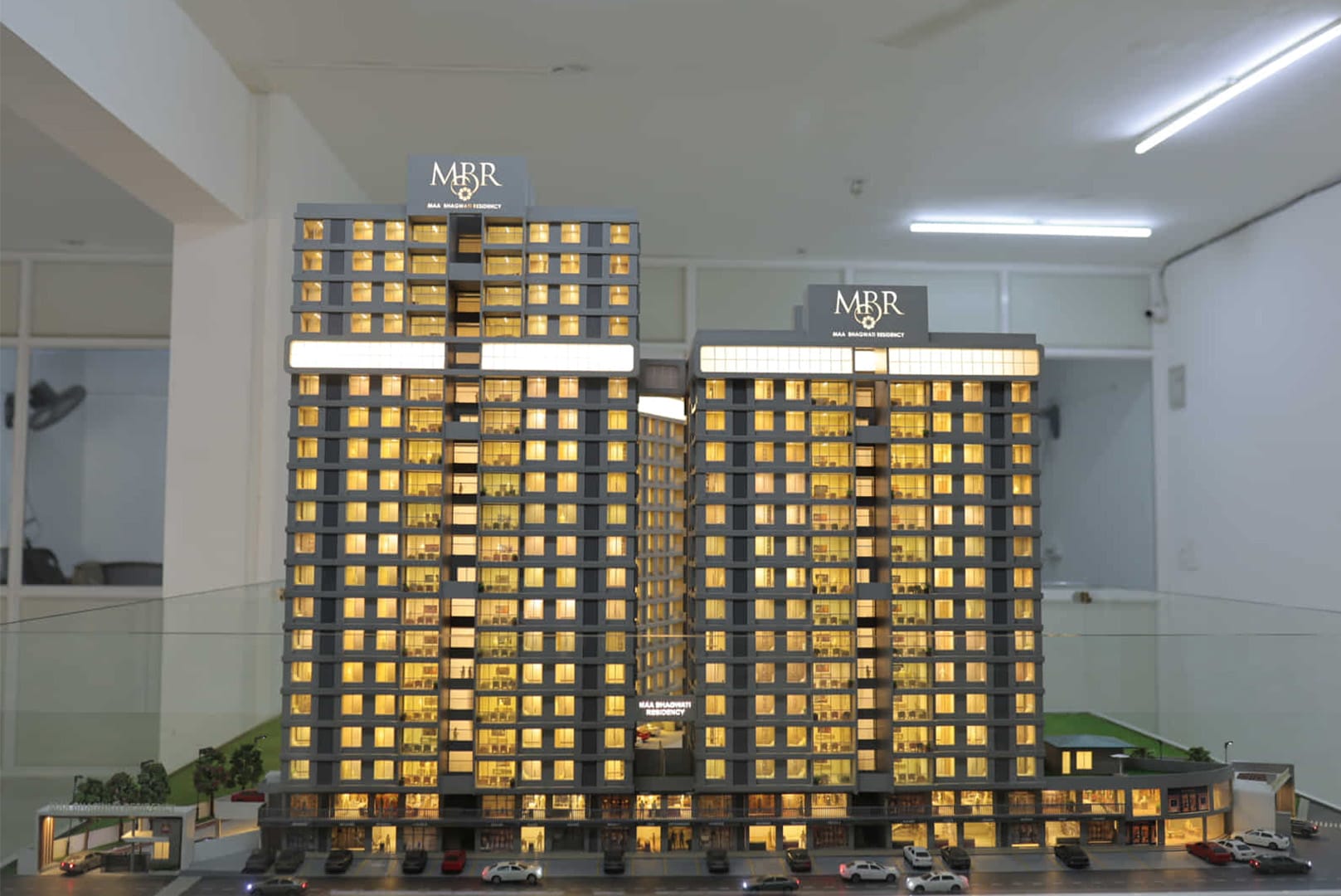 MBR by LRG — low rise residential architectural scale model by RD Models
