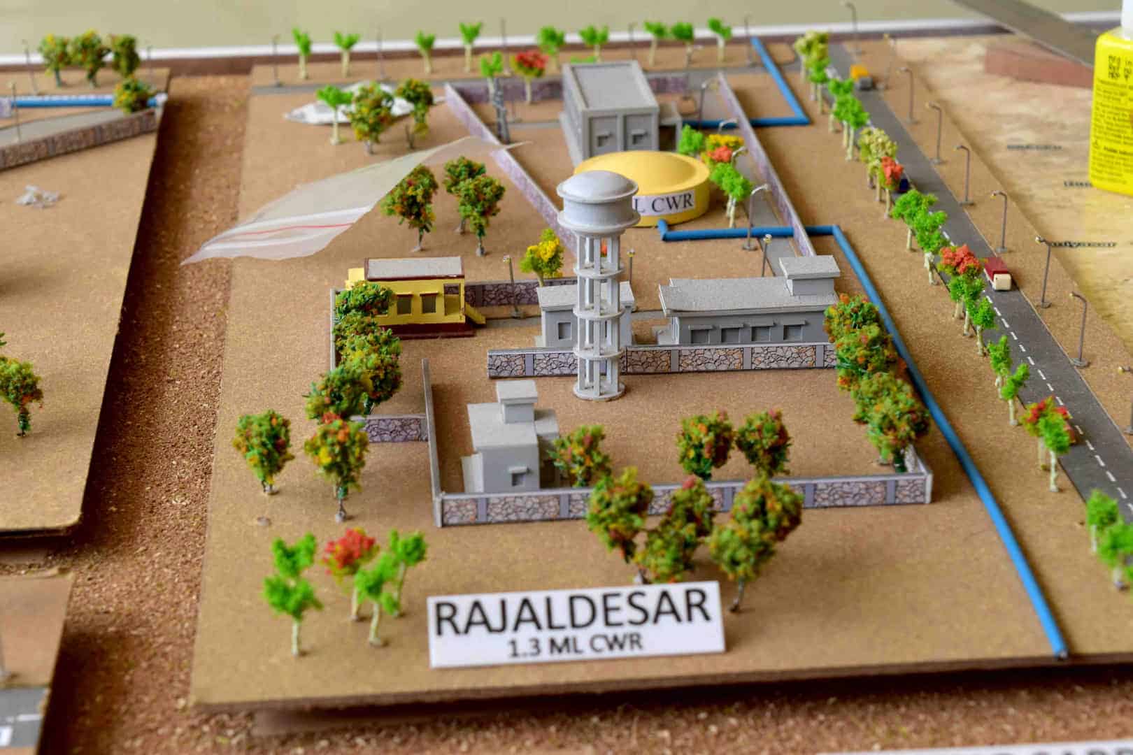 NCC Ratangarh — industrial township architectural scale model by RD Models