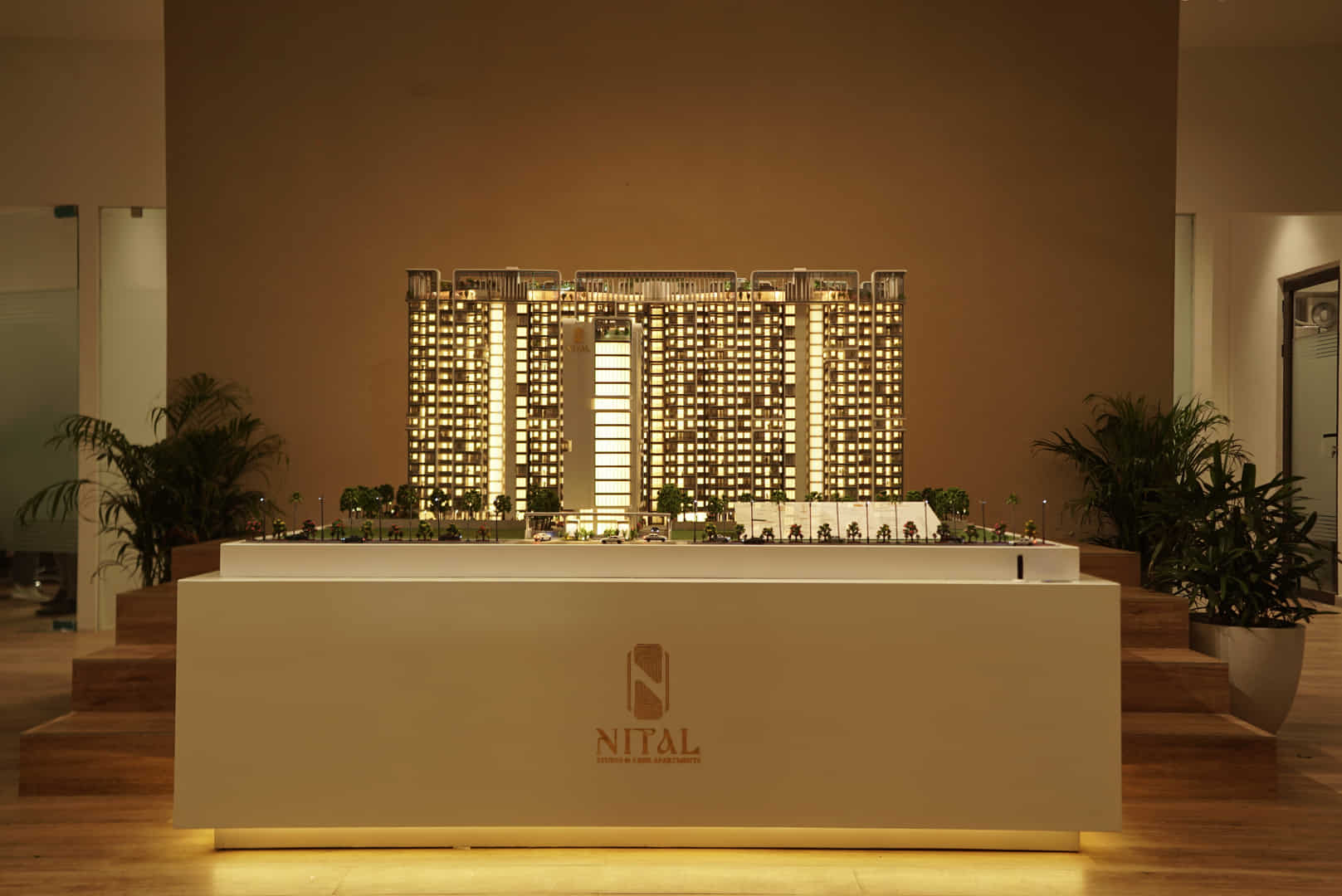 Nital, Ajmer road — low rise residential architectural scale model for Ajmer by RD Models