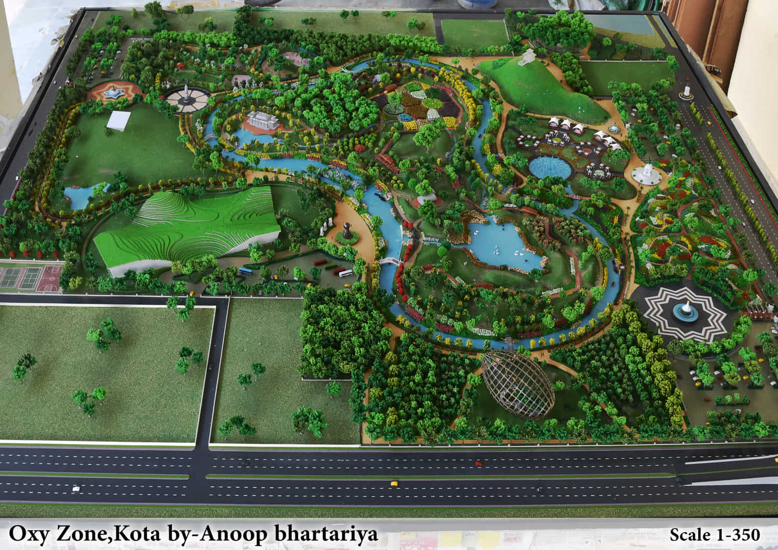 Oxyzone Park, Kota — residential township architectural scale model for Kota by RD Models