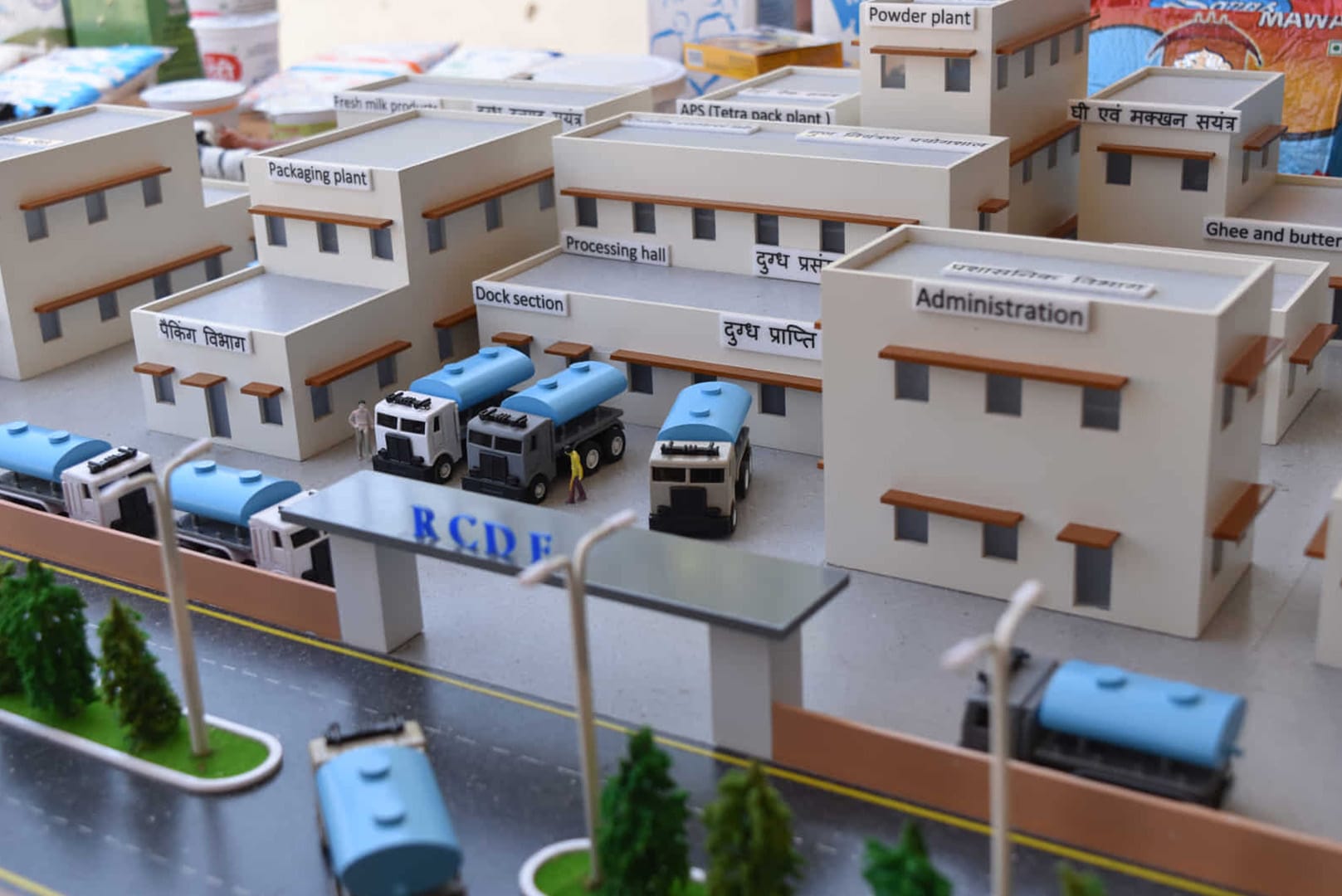 Saras Parlour, Jaipur — low rise residential architectural scale model for Jaipur by RD Models