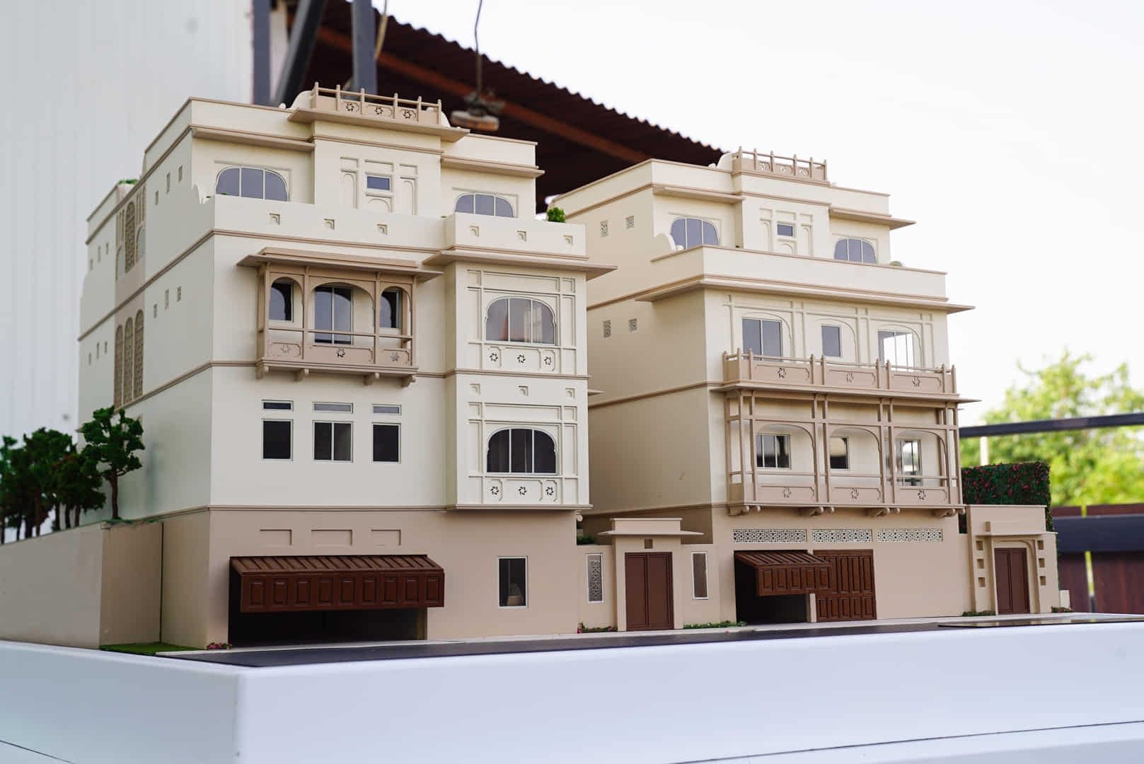 Sawai viilas by Akshat Group — low rise residential architectural scale model by RD Models
