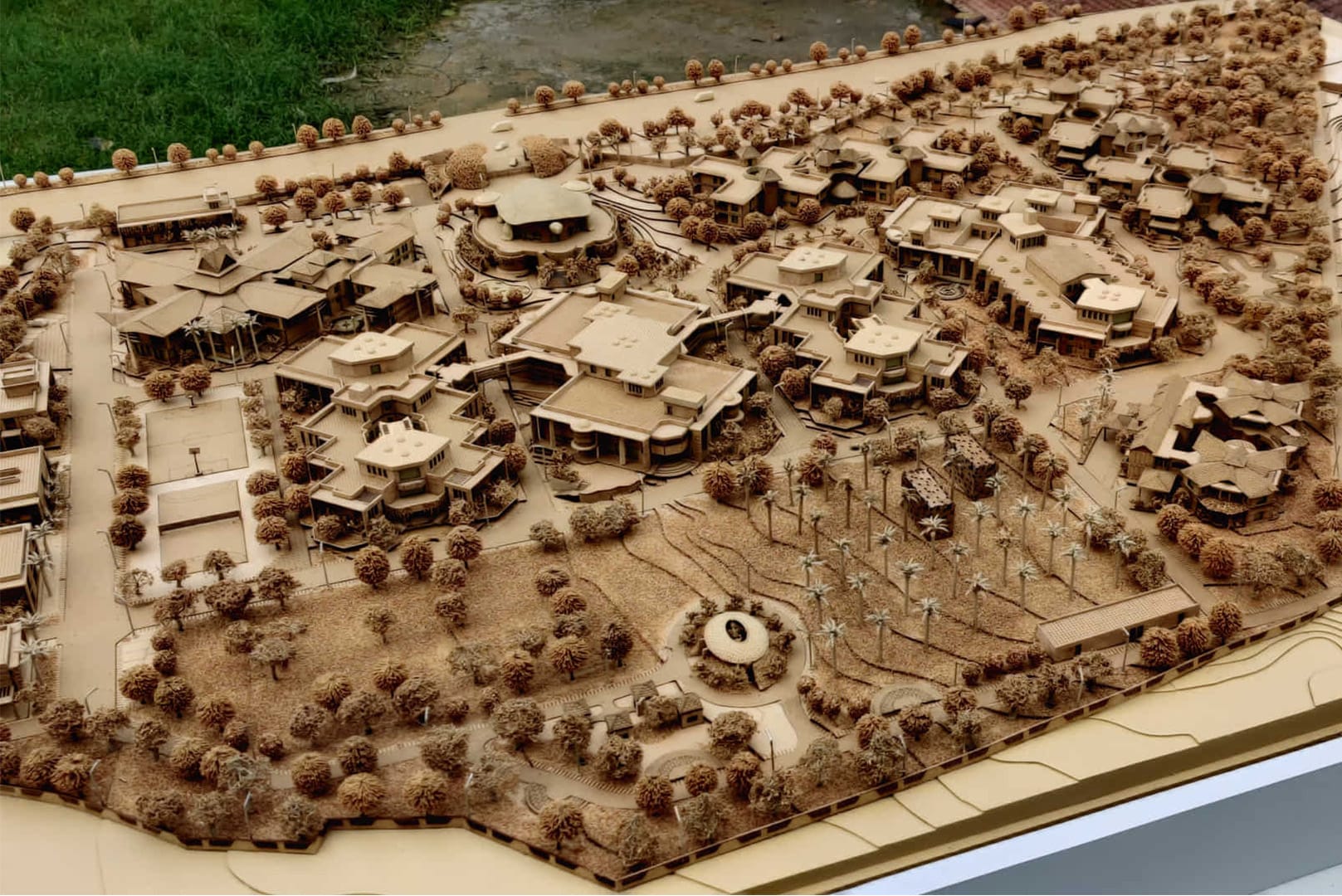 SDM Banglore by AKFD — low rise residential architectural scale model for Bengaluru by RD Models