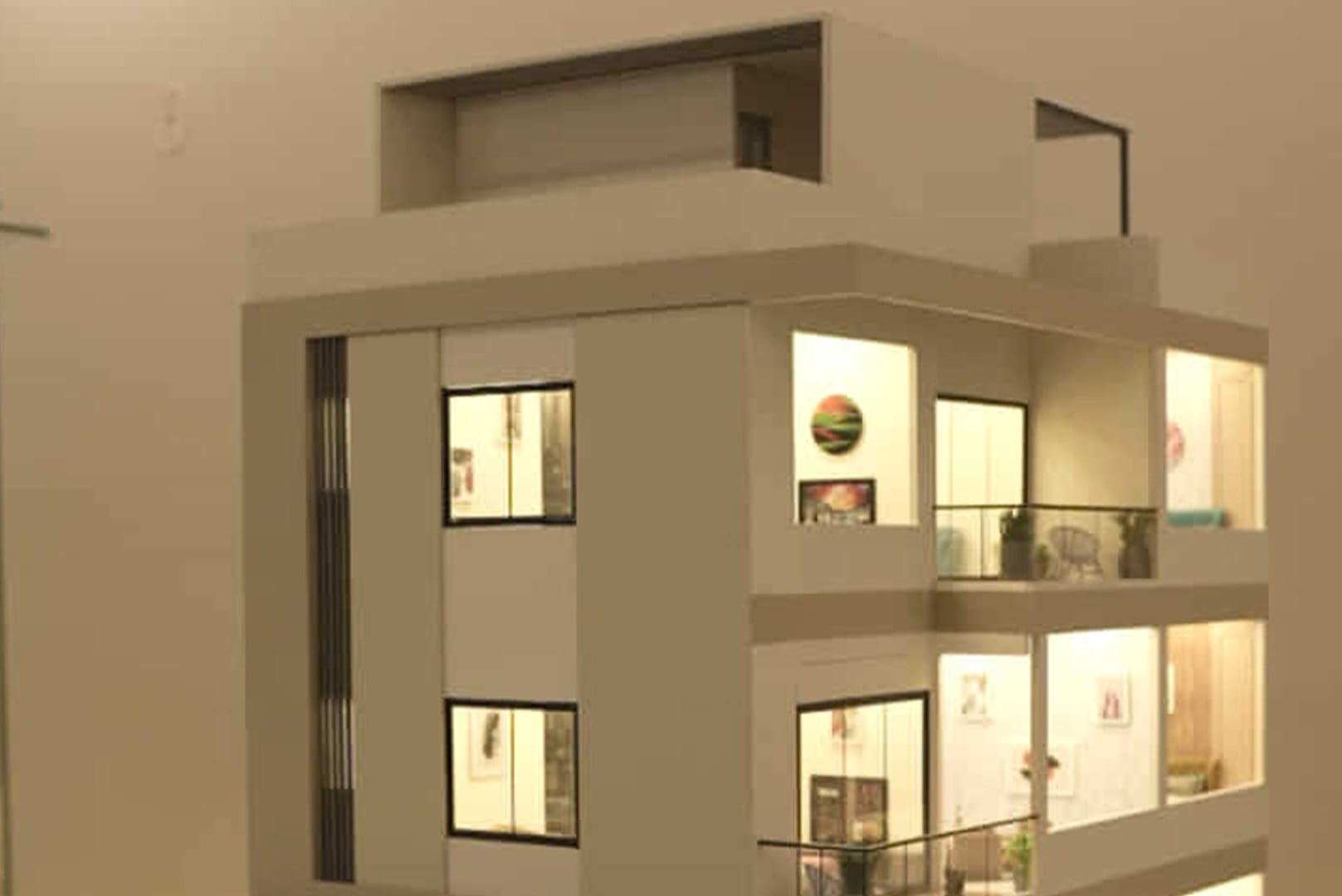 Shubhashish Forest Villa — villa unit models architectural scale model by RD Models