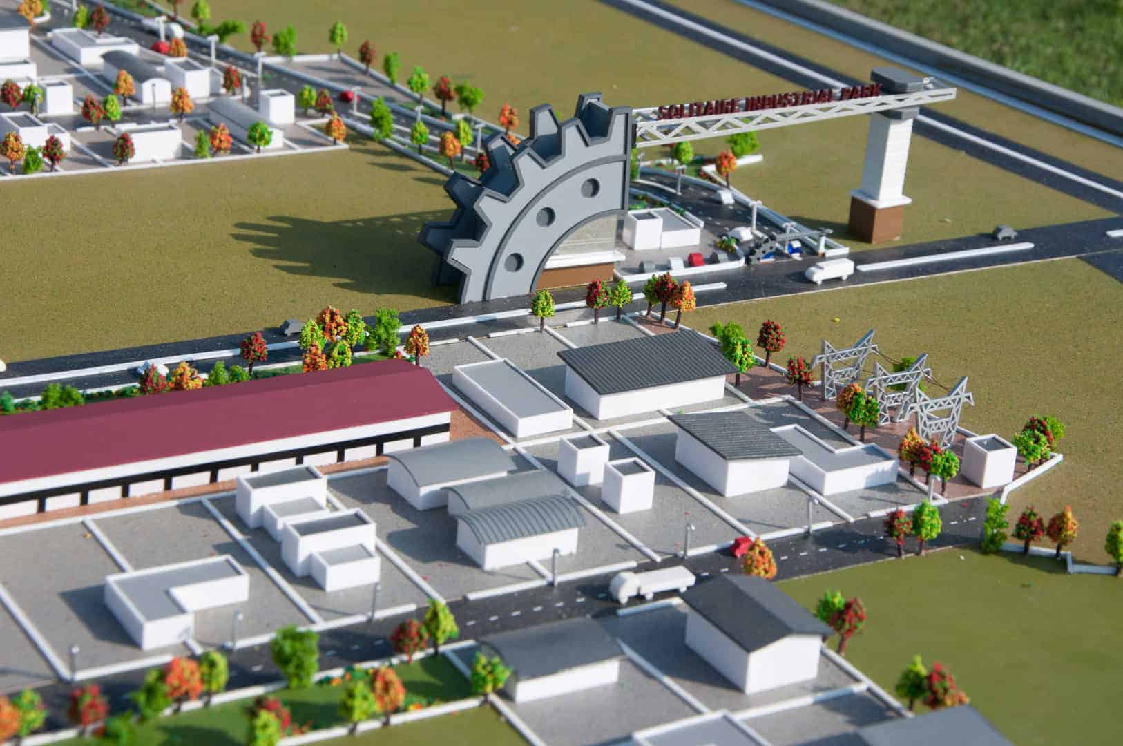 Solitaire Park by Kgk Realty — high rise residential architectural scale model by RD Models
